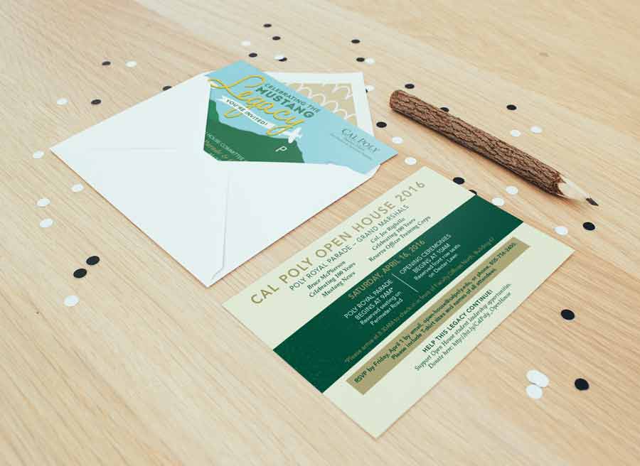 open house honored guest poly royal parade invitation