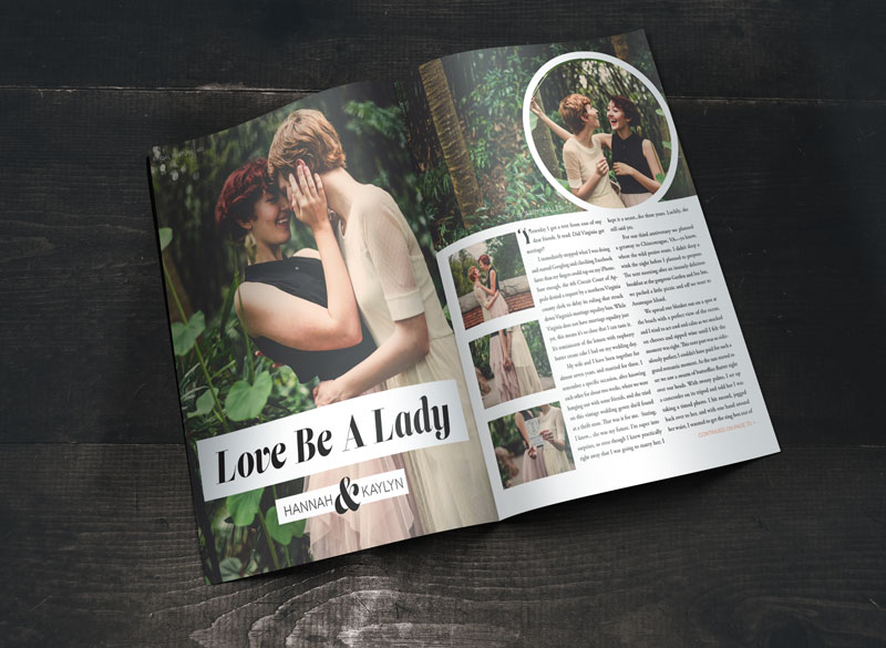 image of the feature well of magazine