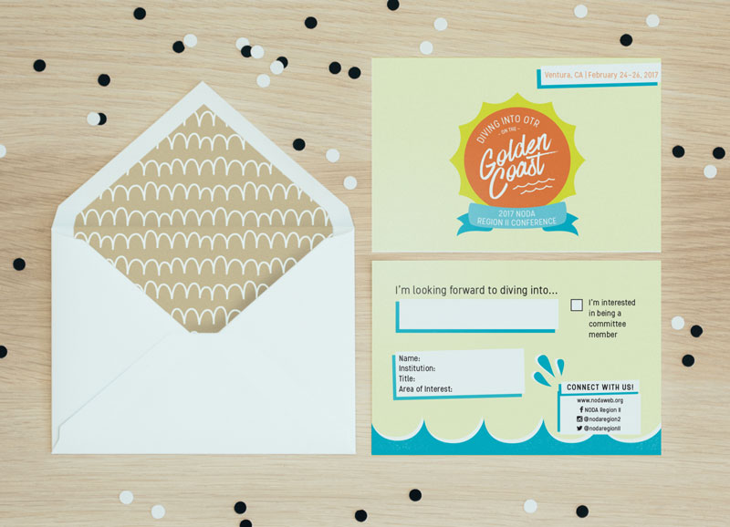card for NODA conference