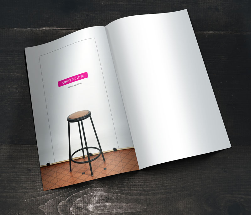 last page picture of stool in photofraphy studio cmyk you later